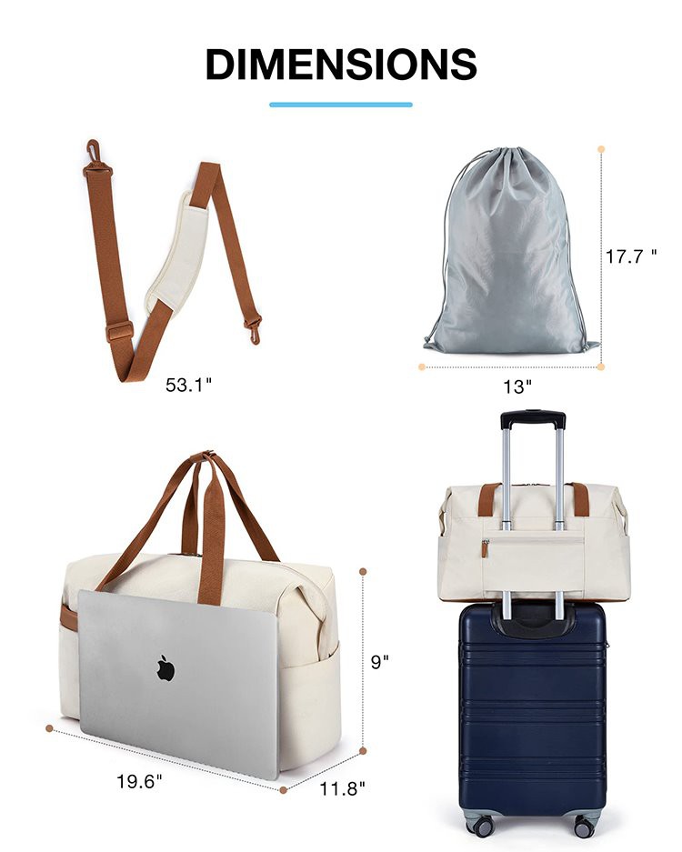 canvas weekender bag