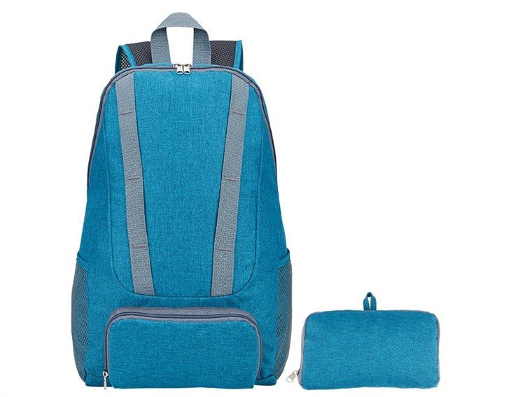 POLYESTER FOLDABLE BACKPACK IN navy COLOR